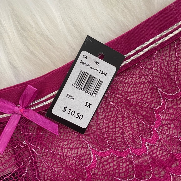 NWT Fredricks of Hollywood Caroline lace boyshort/ cheeky style panty - Picture 5 of 6